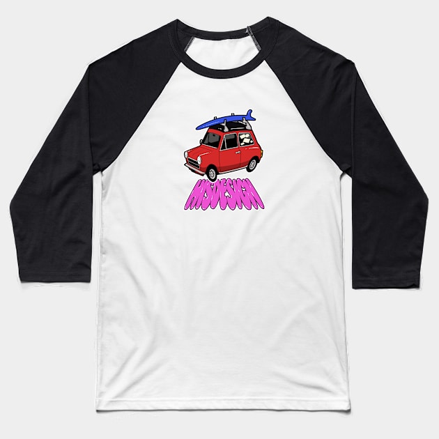 Surf Mini Baseball T-Shirt by HisDesign